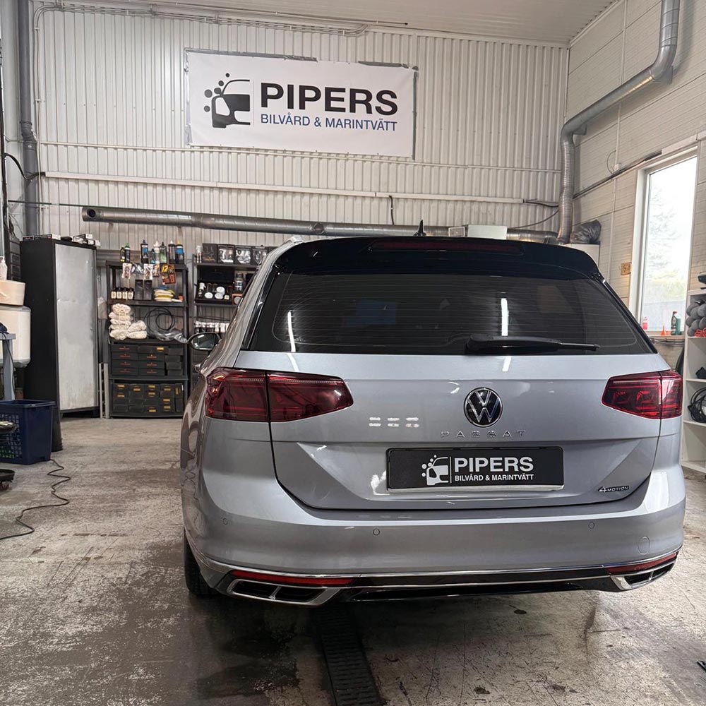 Bil som rengjorts av Pipers